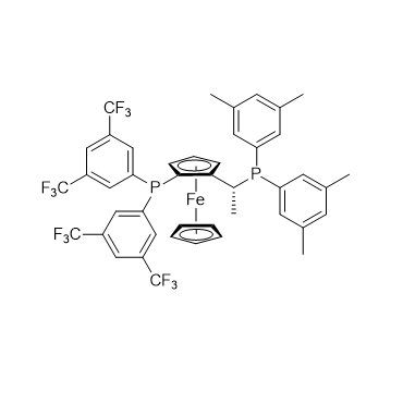 (R)-(-)-1-{(S)-2-[Bis(3,5-di-trifluoromethylphenyl)phosphino]ferrocenyl}ethyldi-3,5-xylylphosphine